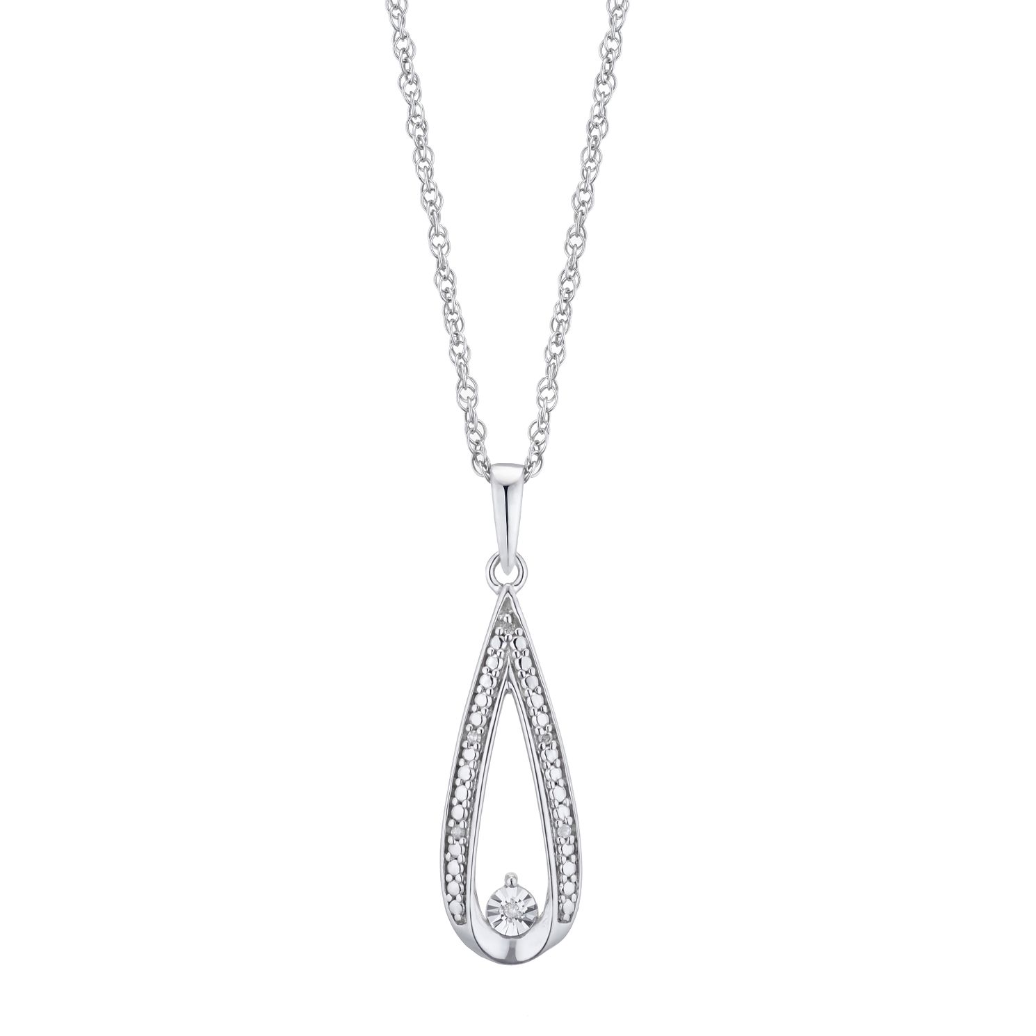 18k Real Diamond Pendant Set JGS-2203-05905 – Jewelegance