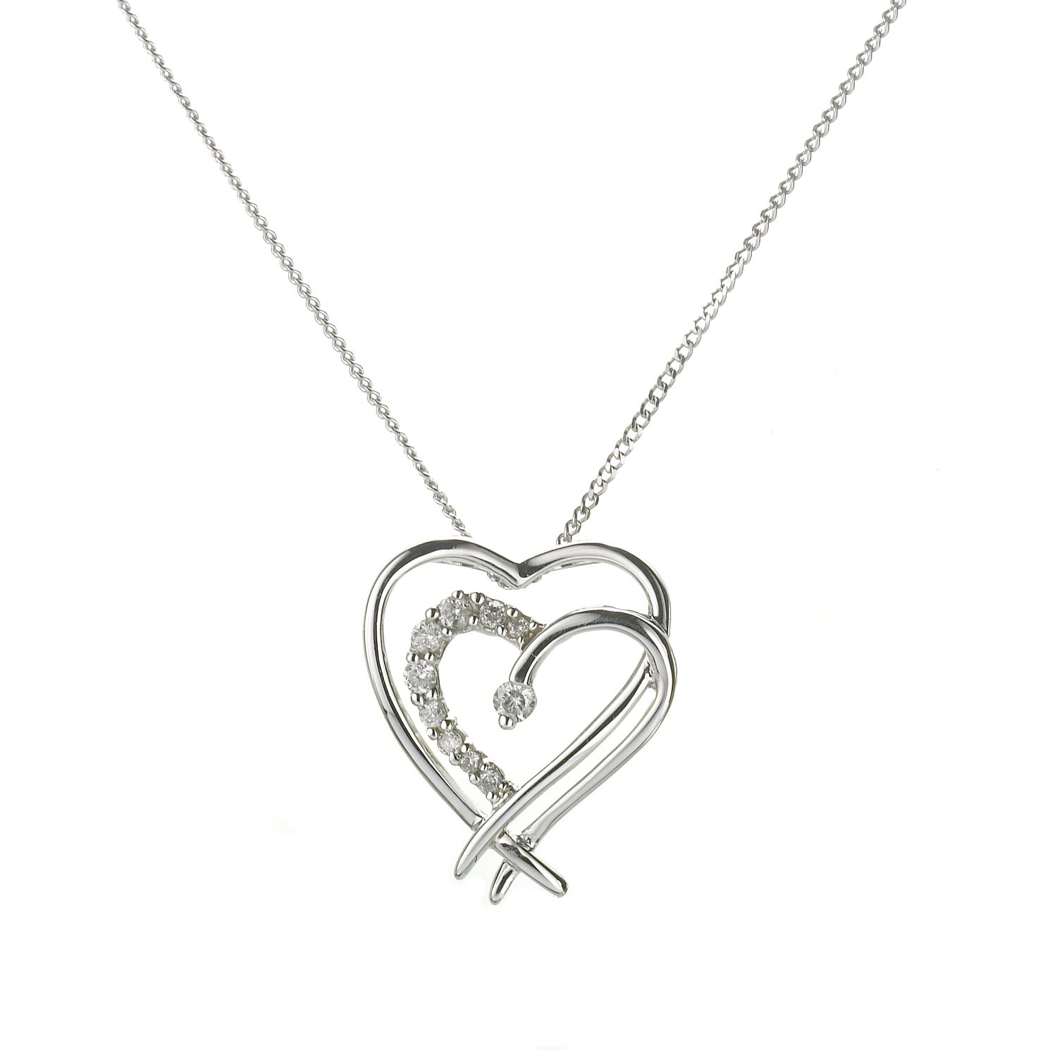 h samuel heart pendant