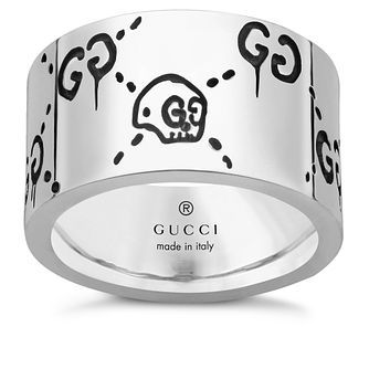 gucci ghost skull ring