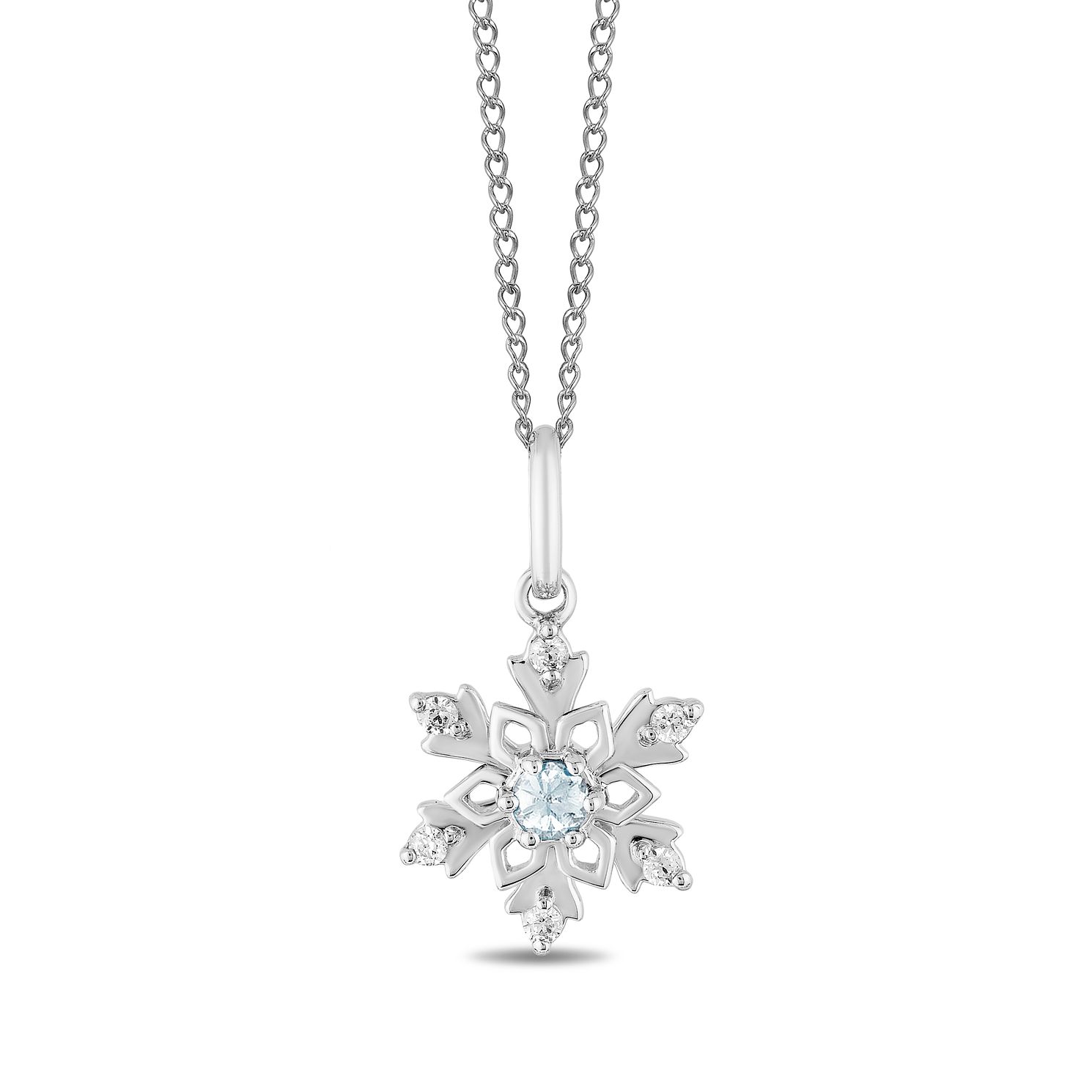 Chamilia Disney Frozen 2 Snowflake Sterling Silver Pendant H Samuel