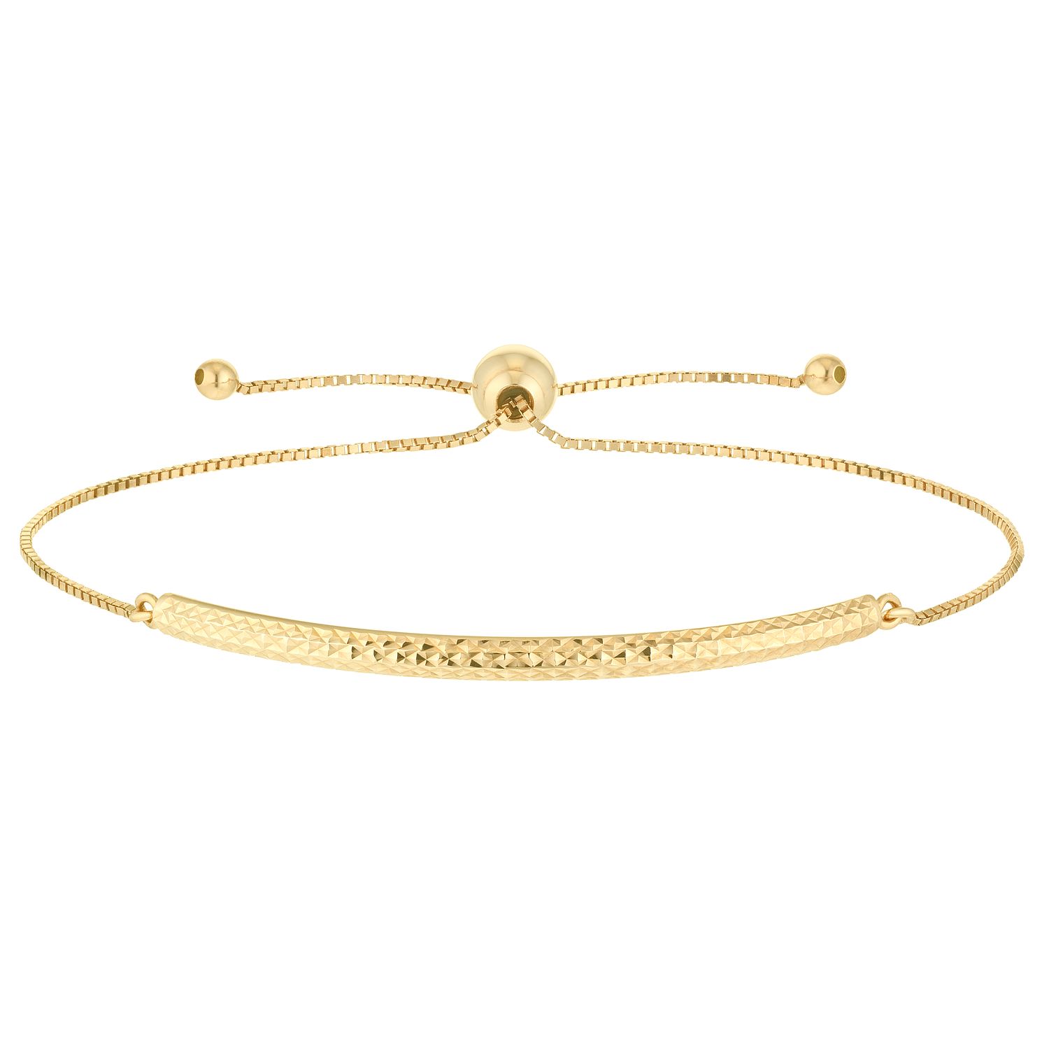 gold adjustable bracelet