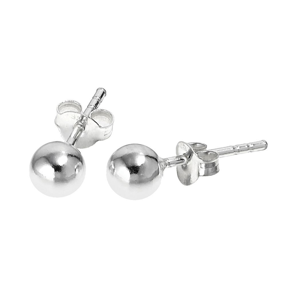 sterling silver earring balls