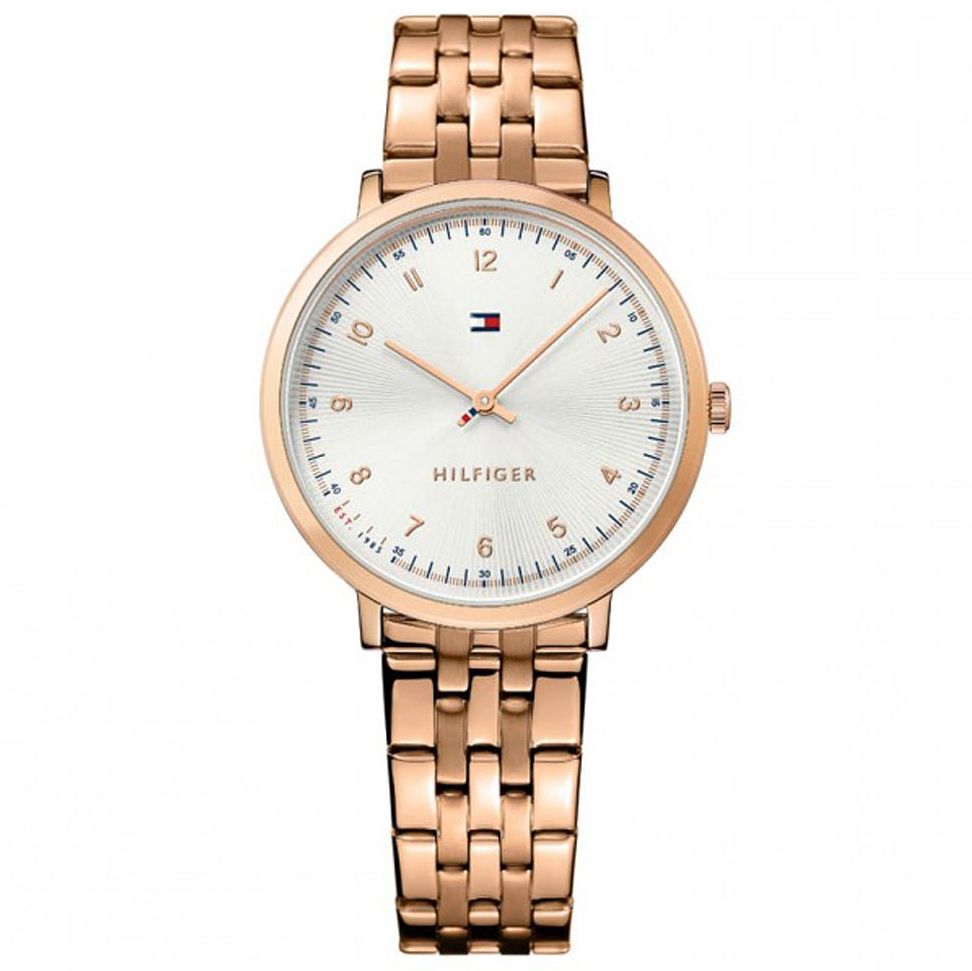 tommy hilfiger gold plated bracelet watch