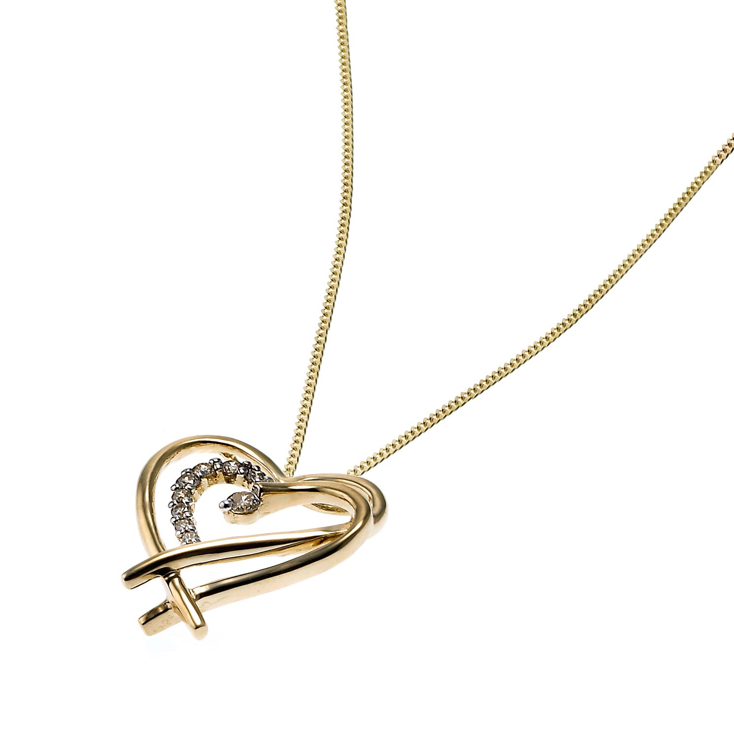 h samuel heart pendant