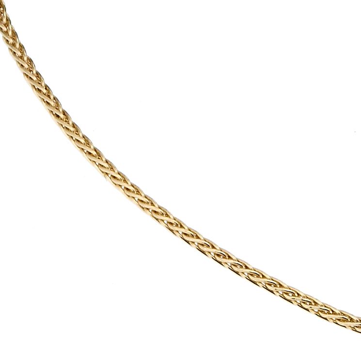9ct Yellow Gold Twist Chain Necklace 