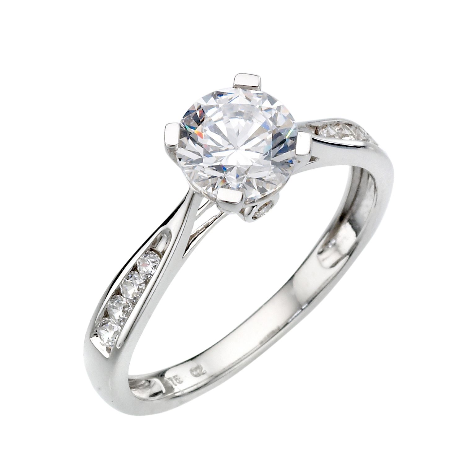 9ct white gold rings