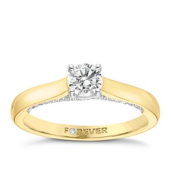 Yellow Gold Engagement Rings Diamond Rings H Samuel