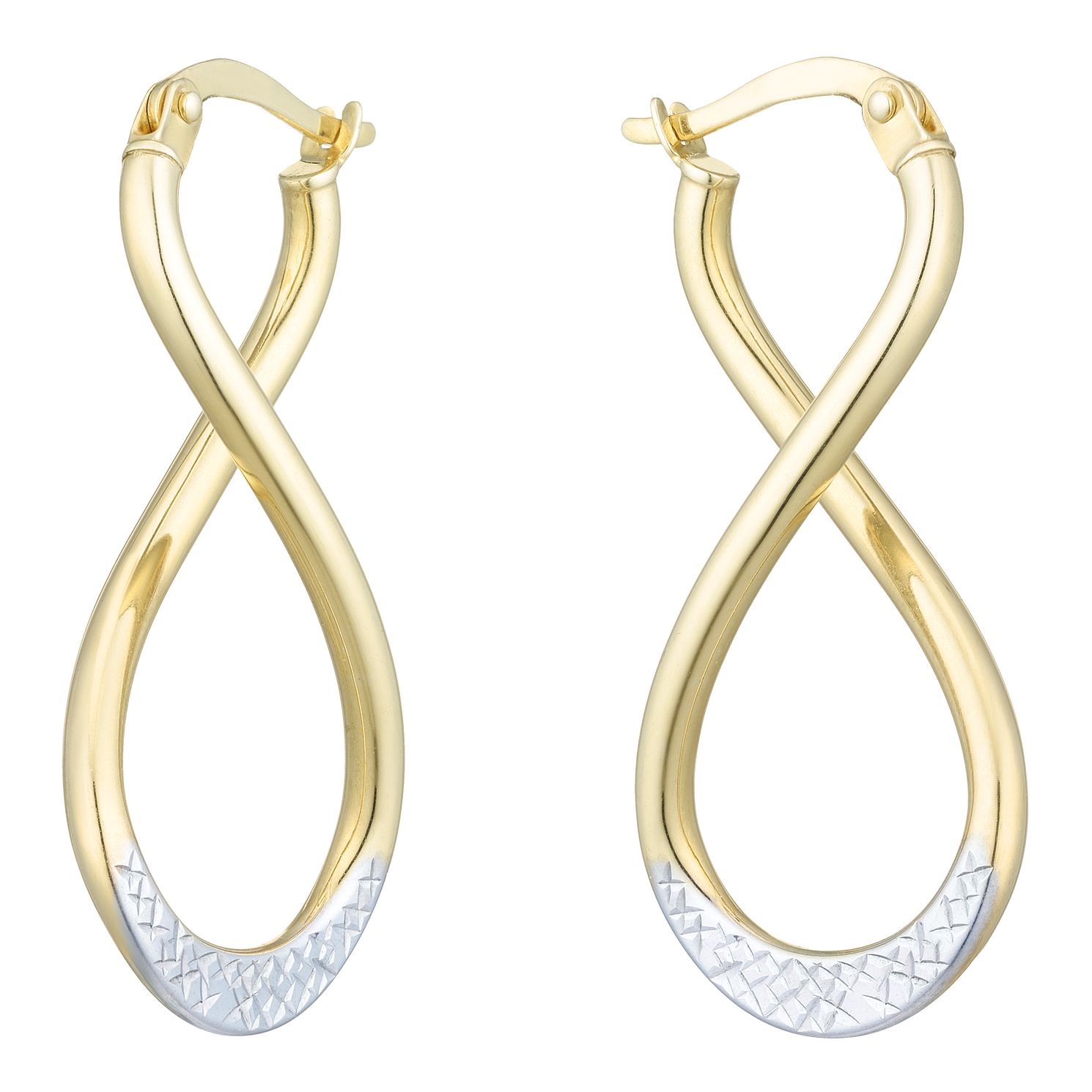 Silver and gold earrings together Clearance