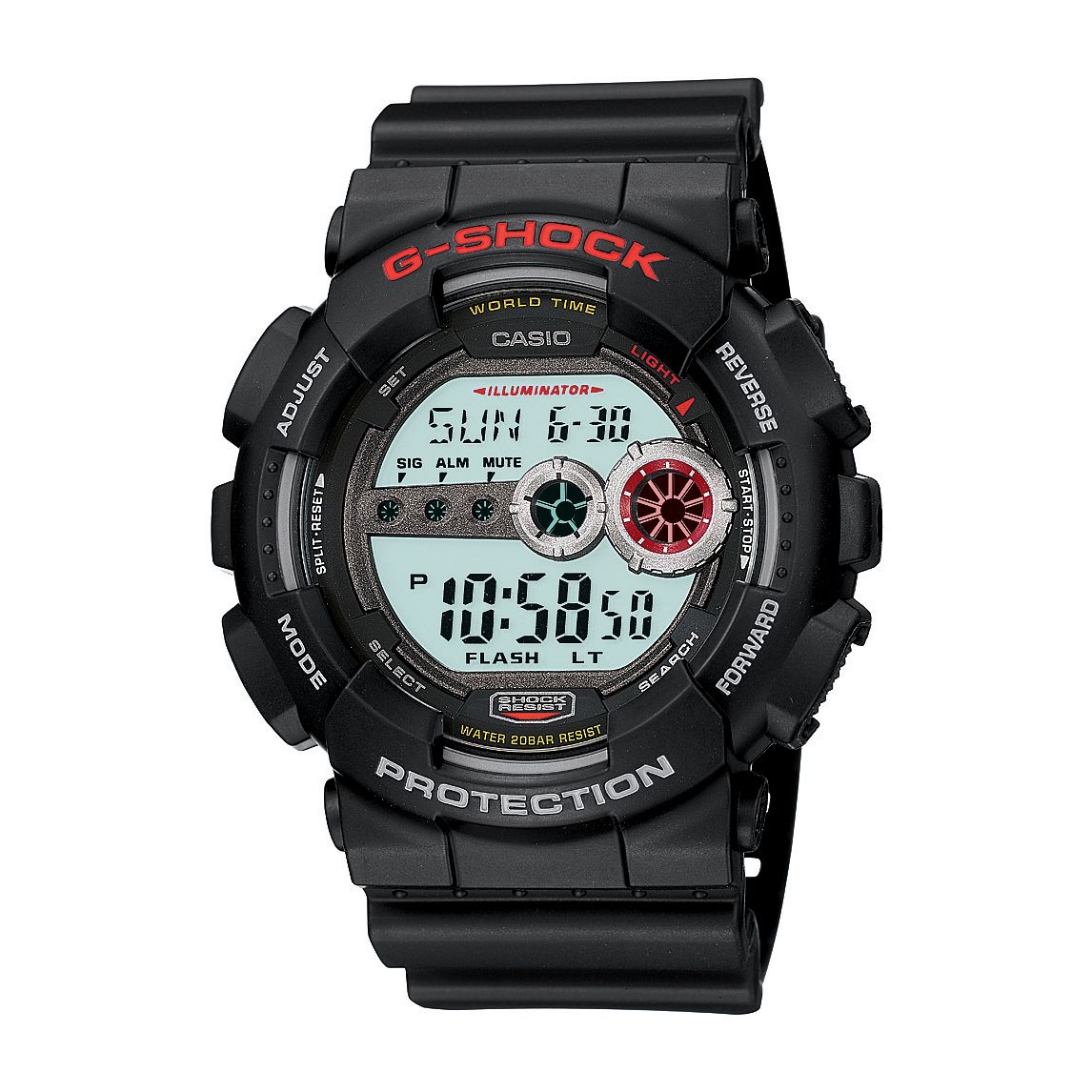 Casio G-Shock Men's Illuminator LCD Watch | H.Samuel