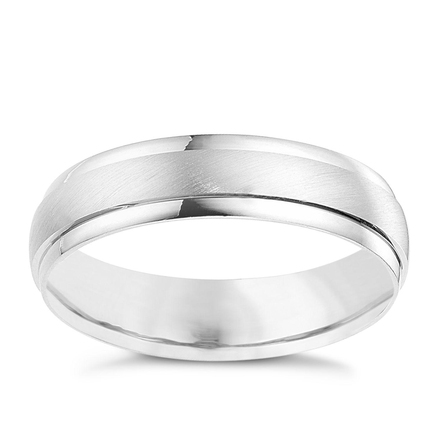 9kt white gold ring