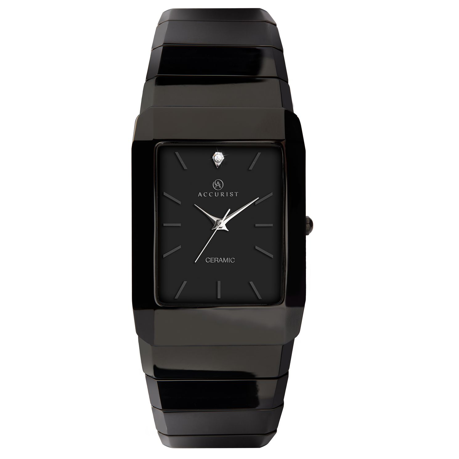 Accurist black online watch