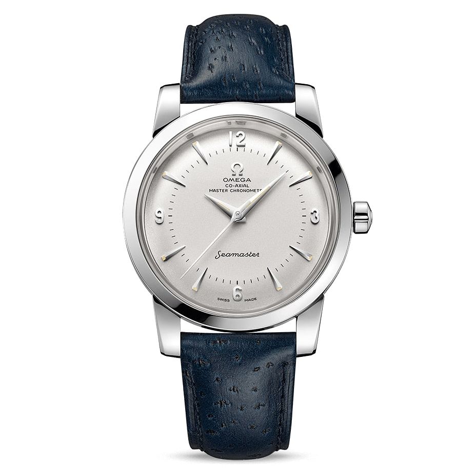 Omega Seamaster 1948 Men's Blue Leather 