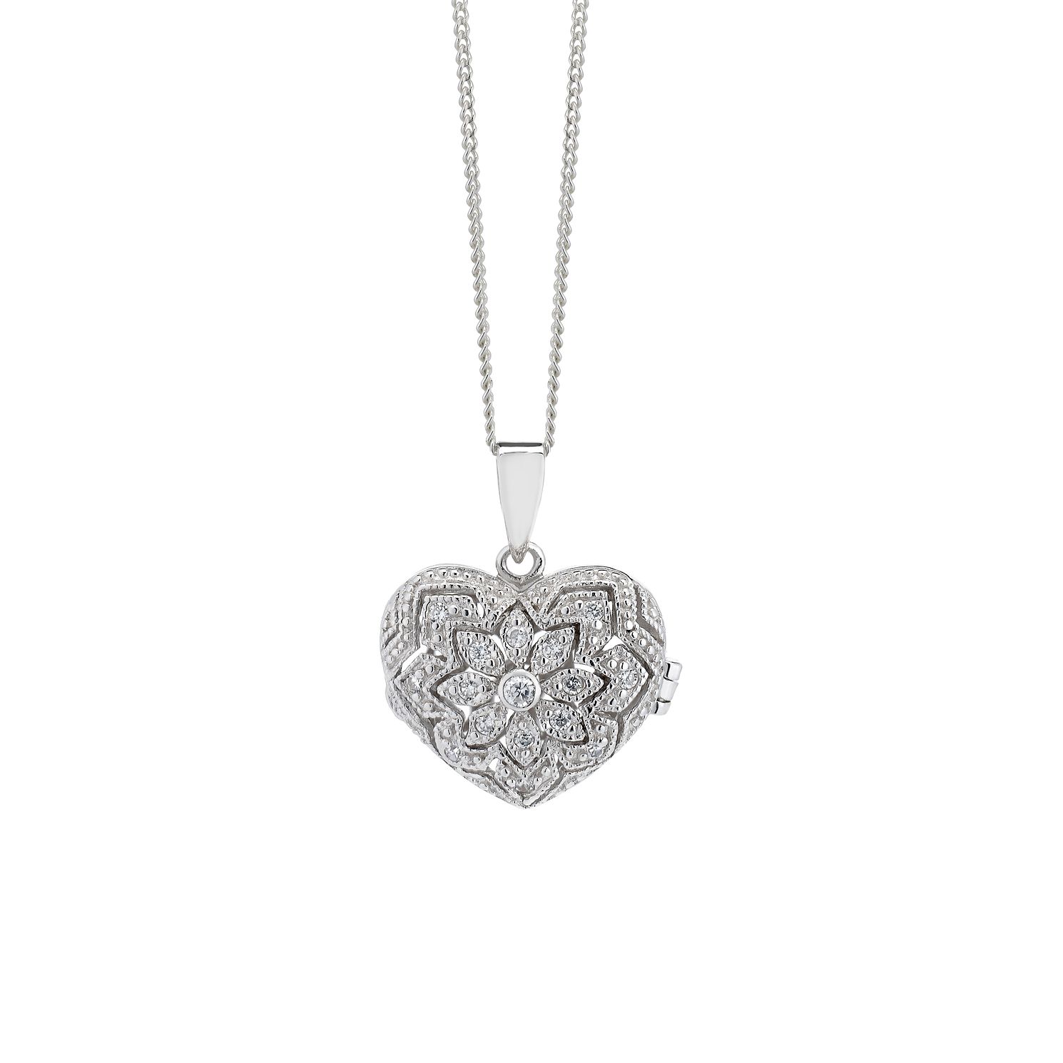 Cubic Zirconia Vintage Locket 