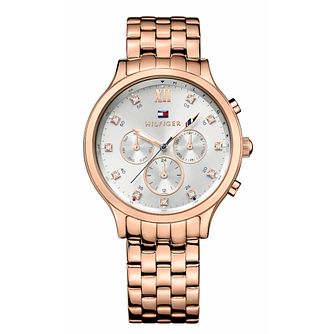 tommy hilfiger watch mens rose gold