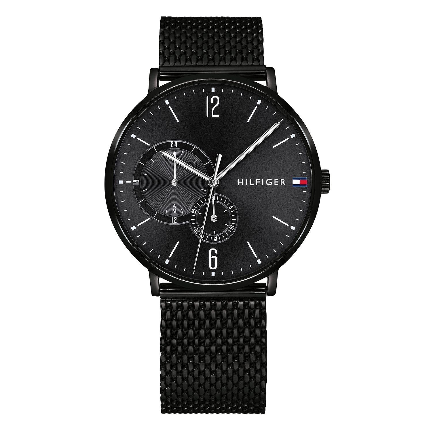 tommy watch black