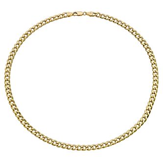 9ct Bonded Gold 20 Inch Curb Chain 