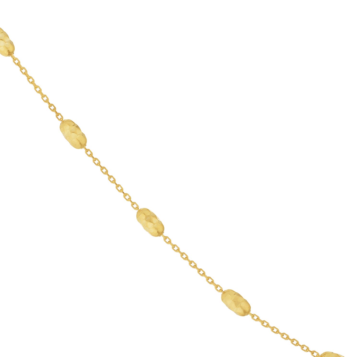9ct Gold Beaded Necklace Best Sale, 57 