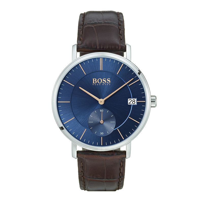 boss watch blue face