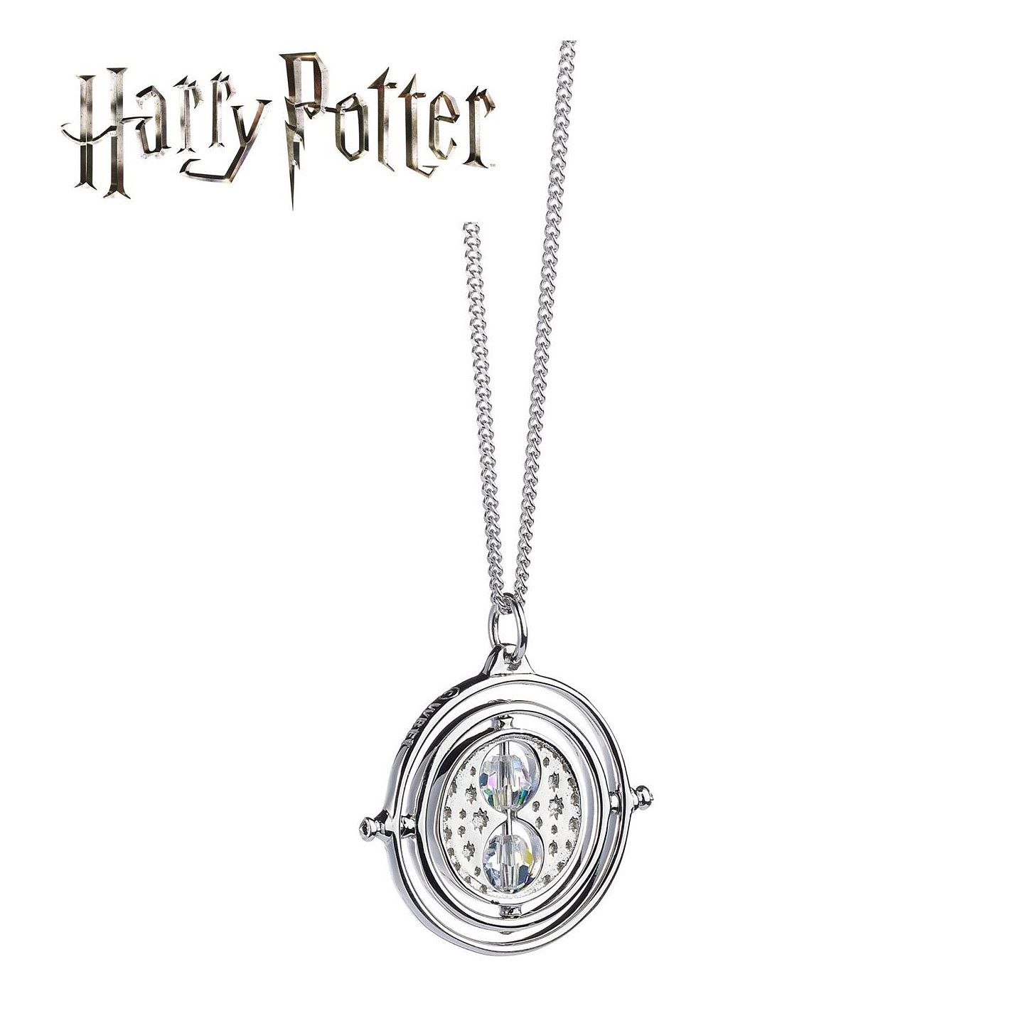 harry potter sterling silver time turner pendant necklace