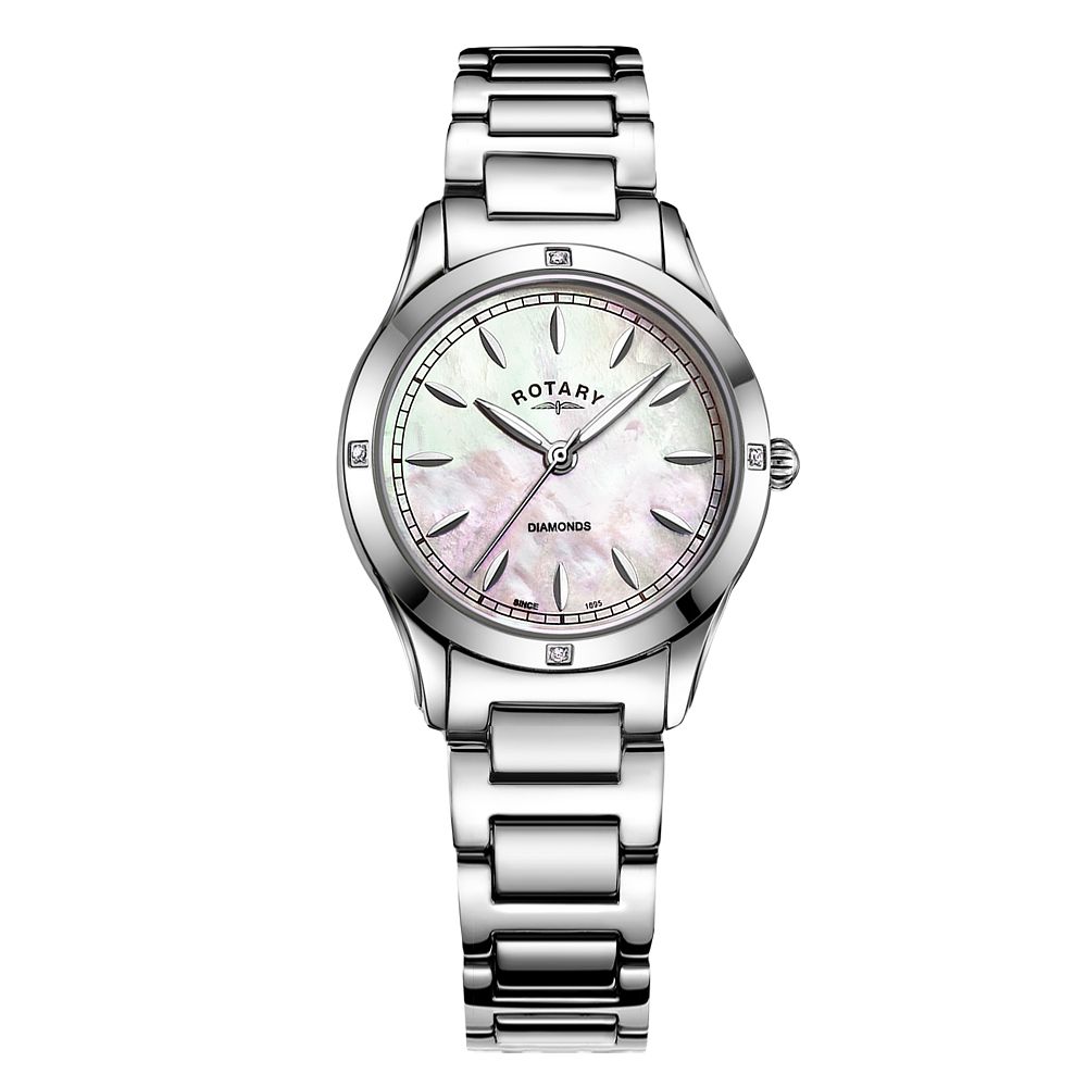 Rotary Ladies' Mother of Pearl Steel 